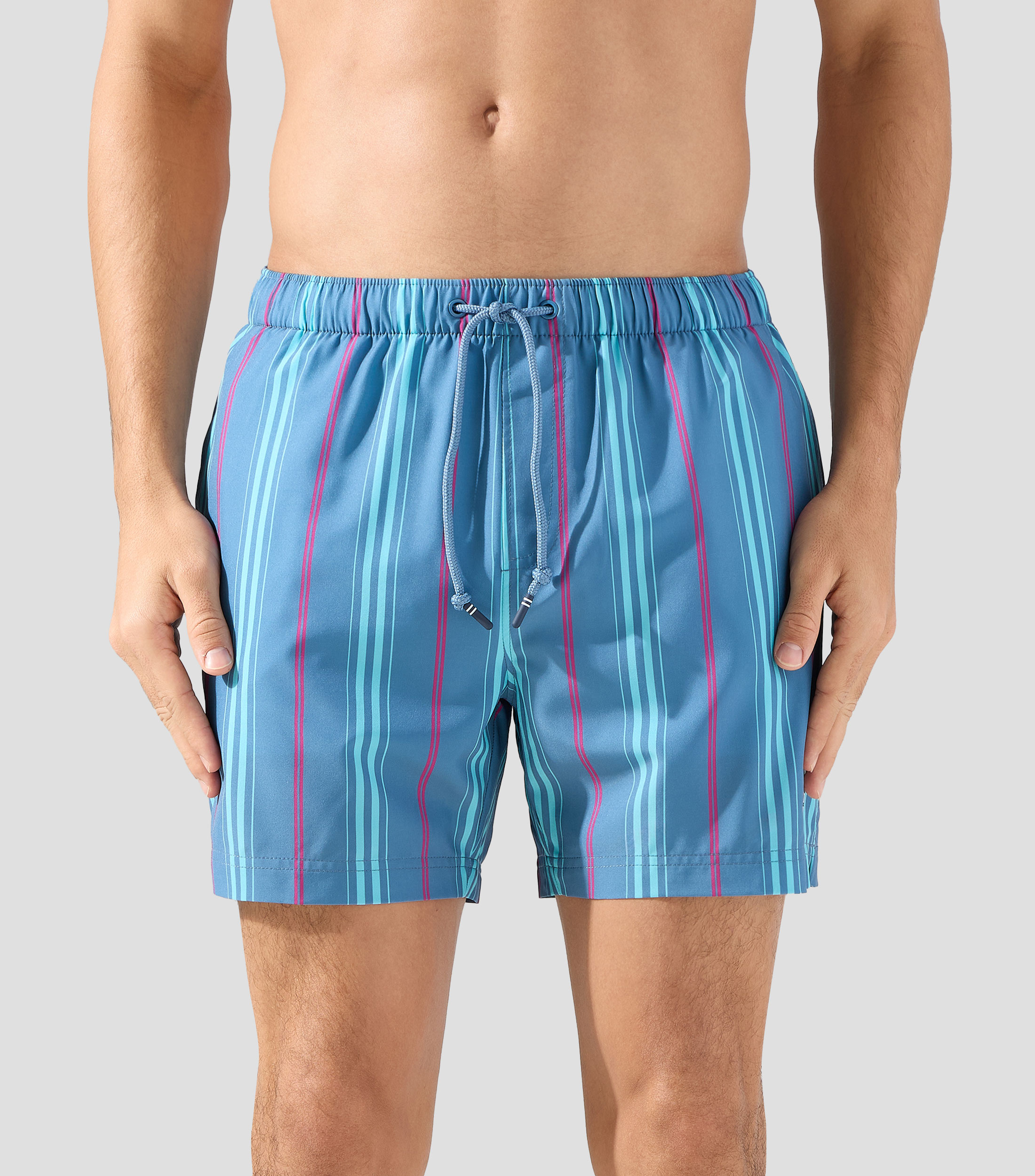 Traje de baño largo estampado Hombre